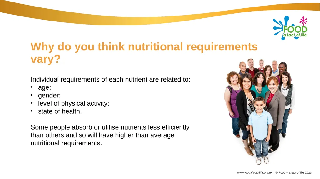 Dietary reference values (DRVs) Nutritional - slide 3 of 11