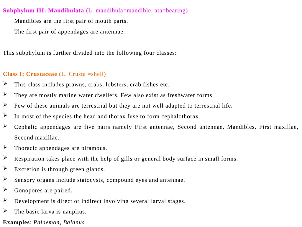 Arthropoda (General characteristics and - slide 12 of 15