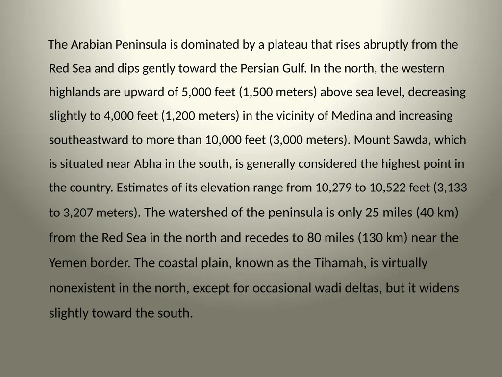 Geological Aspects of Saudi Arabia Presented By: - slide 4 of 27