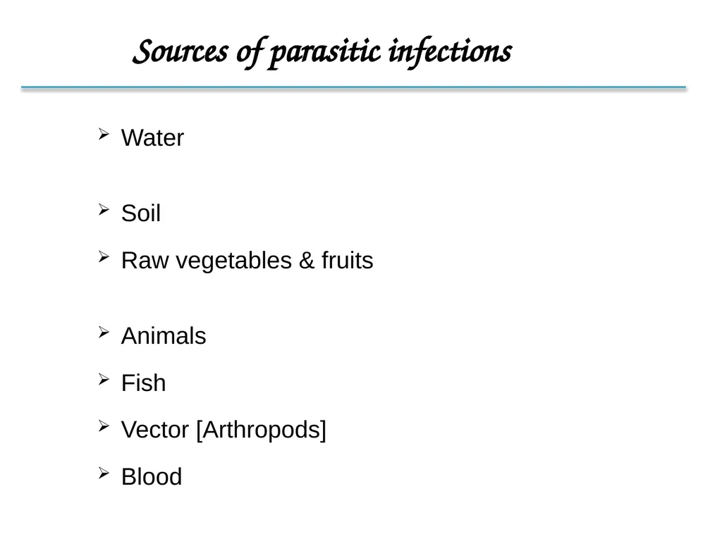 Introduction to Medical Parasitology 1st semester: - slide 10 of 18