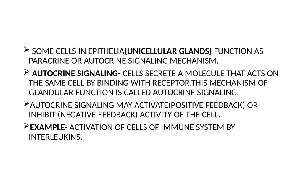 GLANDS GLAND IS A SPECIALIZED GROUP OF CELLS THAT - slide 11 of 11