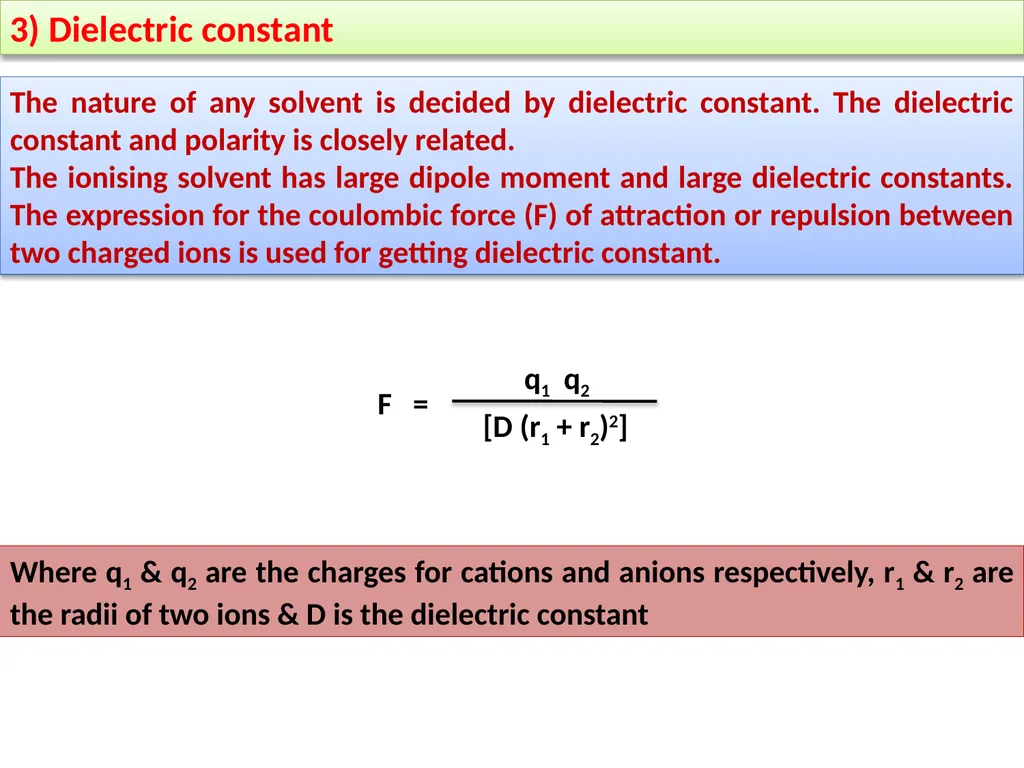 Non-aqueous solvent Introduction A solvent is a - slide 4 of 26