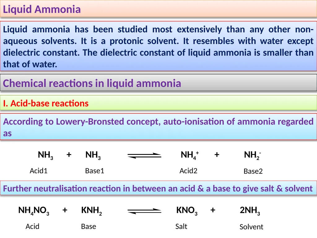 Non-aqueous solvent Introduction A solvent is a - slide 12 of 26