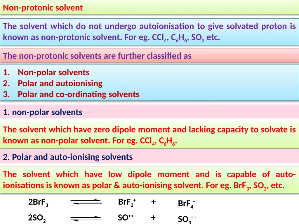 Non-aqueous solvent Introduction A solvent is a - slide 10 of 26