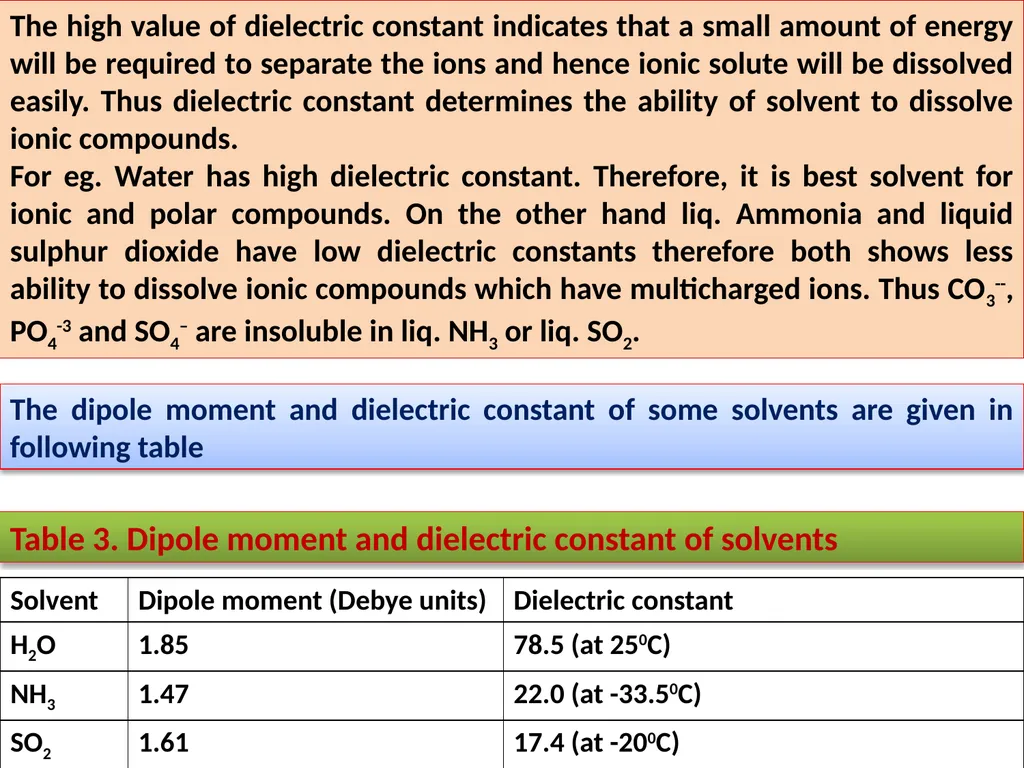 Non-aqueous solvent Introduction A solvent is a - slide 5 of 26