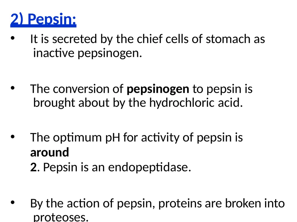 Protein metabolism and Urea cycle Digestion of - slide 6 of 39