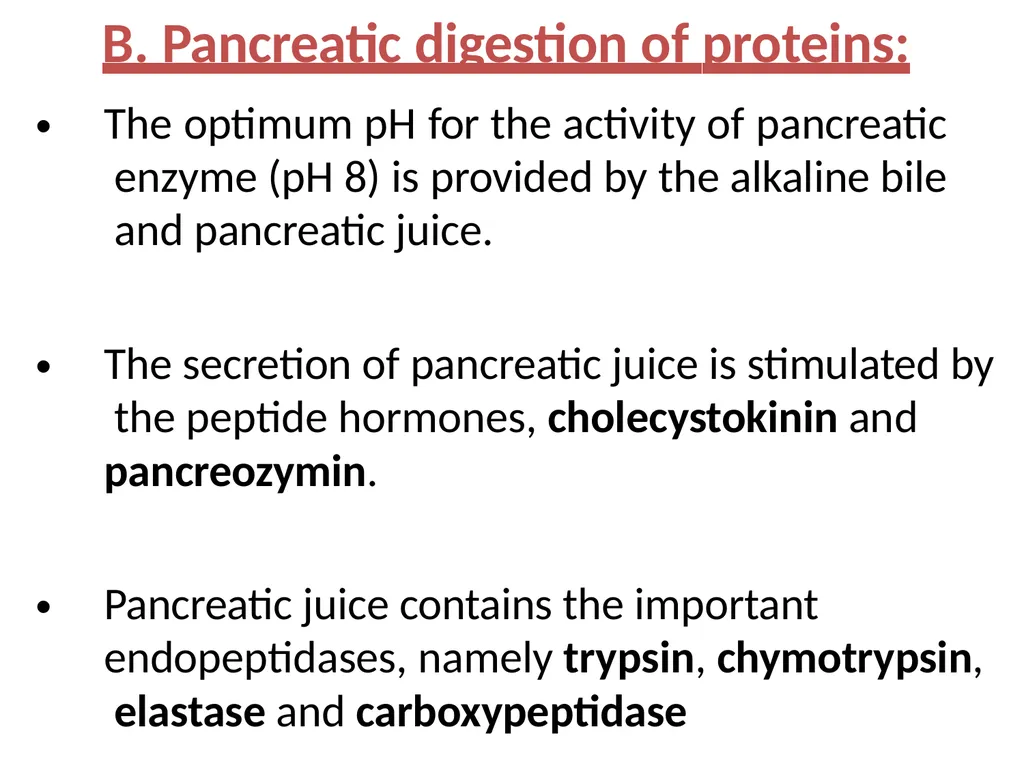 Protein metabolism and Urea cycle Digestion of - slide 7 of 39