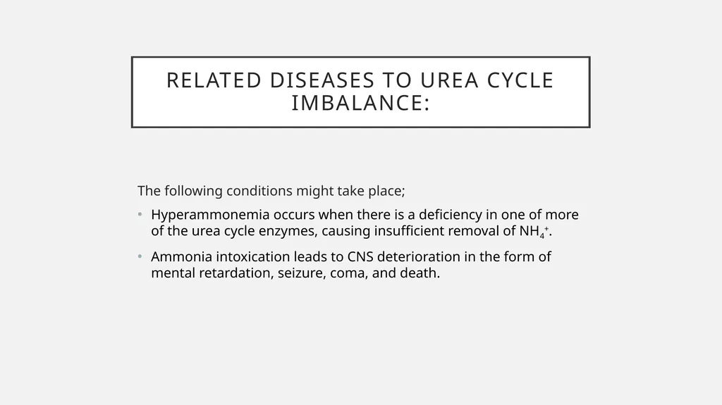 UREA cycle: Miss Farida Zai UREa cycle The urea - slide 9 of 11
