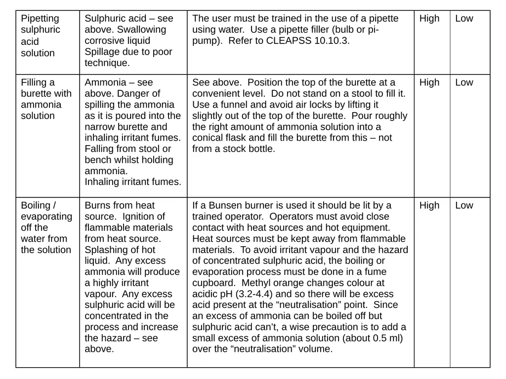 Risk assessments and hazards - slide 20 of 23