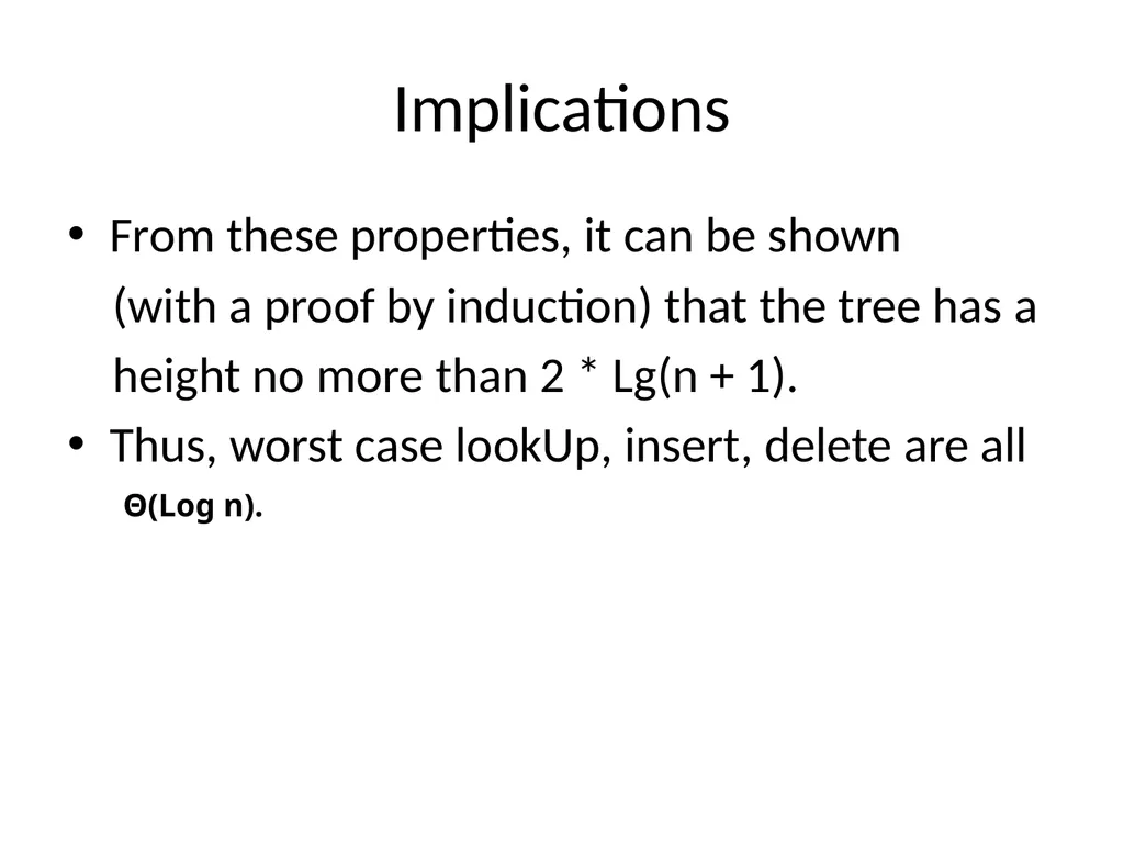 Red Black Tree Essentials Notes from “Introduction - slide 4 of 10