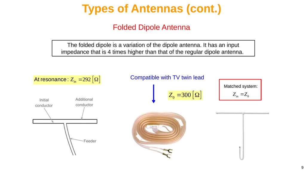 1 Notes 20 Introduction to Antennas ECE 3317 - slide 9 of 25