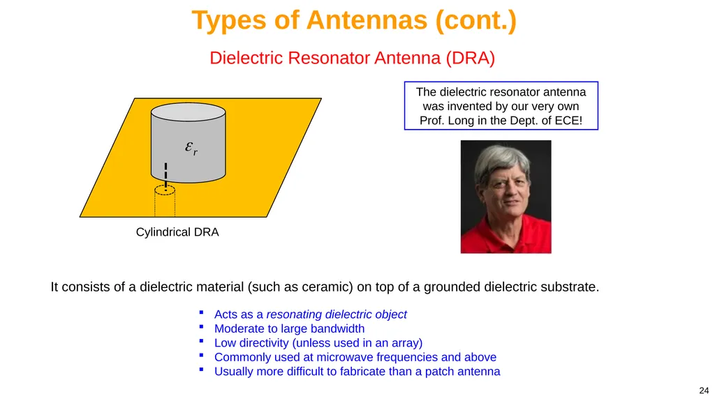1 Notes 20 Introduction to Antennas ECE 3317 - slide 24 of 25