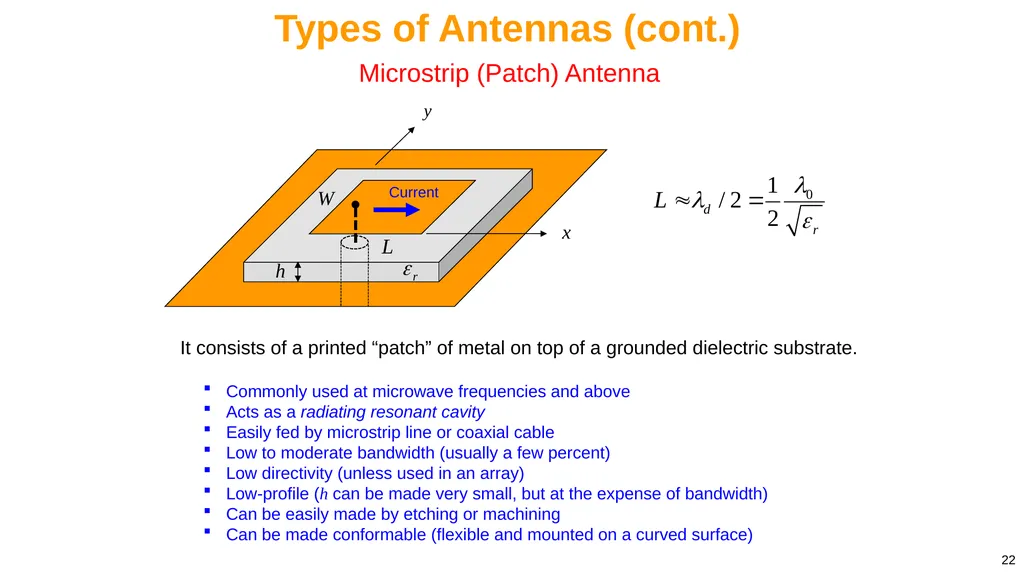 1 Notes 20 Introduction to Antennas ECE 3317 - slide 22 of 25