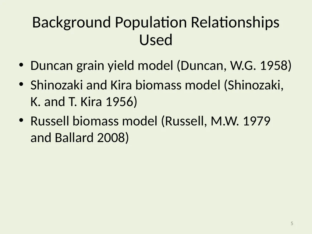 Seeding Rate Effects on Ethanol Production in Corn - slide 5 of 19