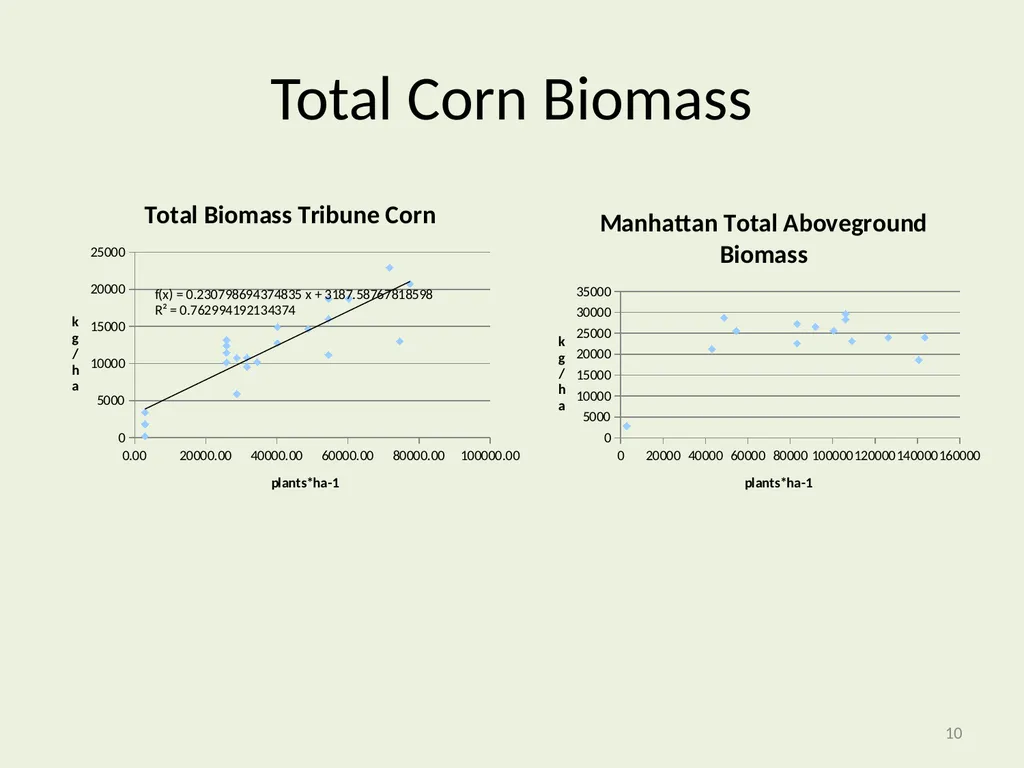 Seeding Rate Effects on Ethanol Production in Corn - slide 10 of 19