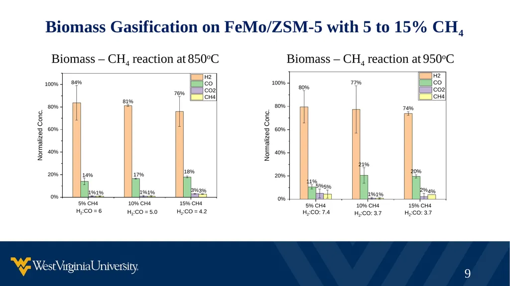 Synergistic Natural Gas – Biomass Co-processing to - slide 9 of 21