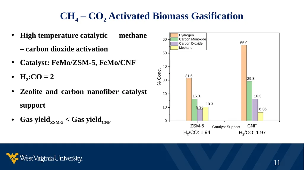 Synergistic Natural Gas – Biomass Co-processing to - slide 11 of 21