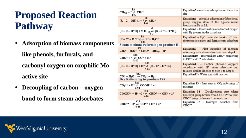 Synergistic Natural Gas – Biomass Co-processing to - slide 12 of 21