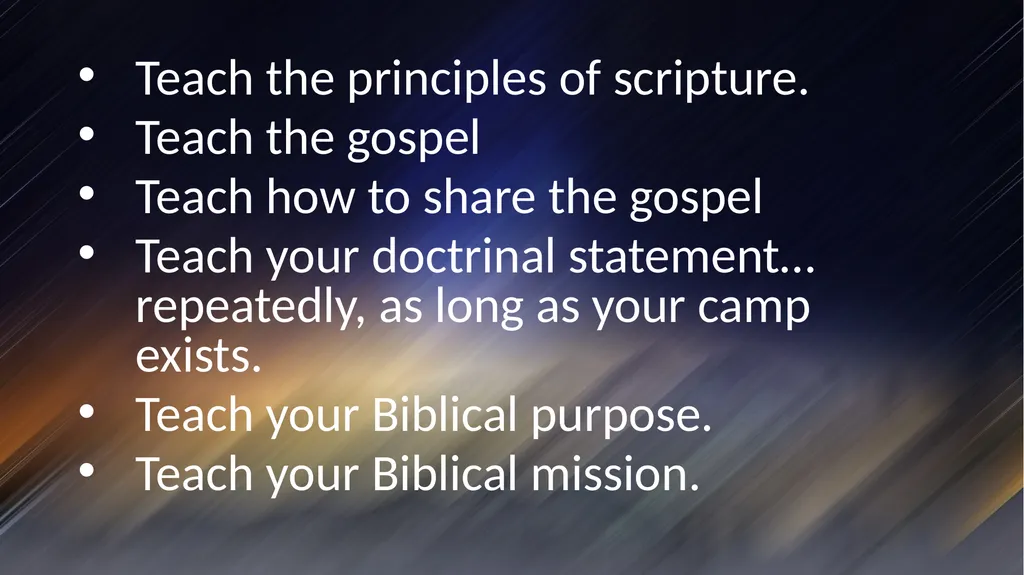 Spiritually Developing Your Team "Therefore - slide 53 of 80