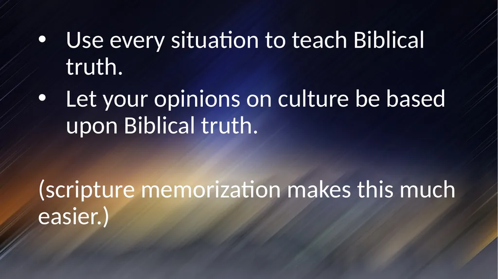 Spiritually Developing Your Team "Therefore - slide 54 of 80