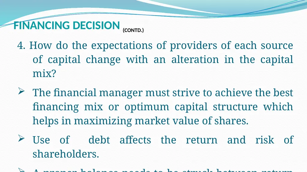 Financial Management (AB 215) Unit-1 Syllabus - slide 21 of 40