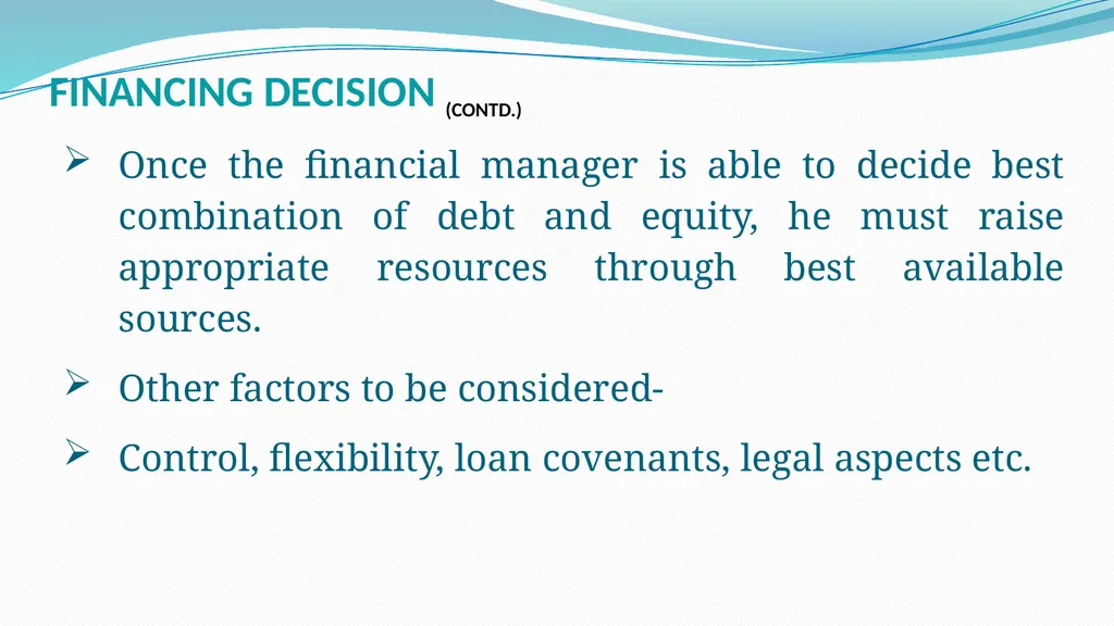 Financial Management (AB 215) Unit-1 Syllabus - slide 22 of 40