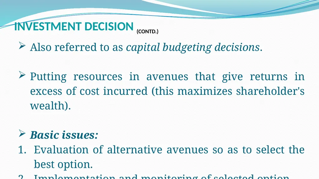 Financial Management (AB 215) Unit-1 Syllabus - slide 16 of 40