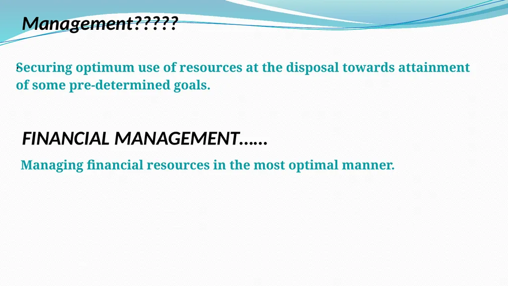 Financial Management (AB 215) Unit-1 Syllabus - slide 9 of 40