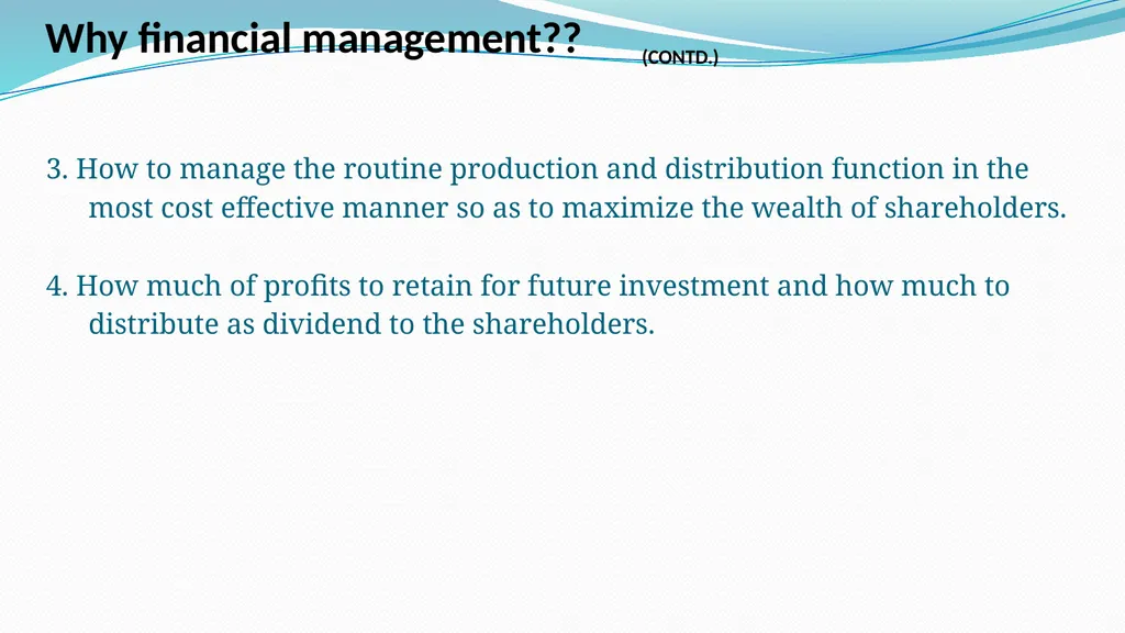 Financial Management (AB 215) Unit-1 Syllabus - slide 11 of 40