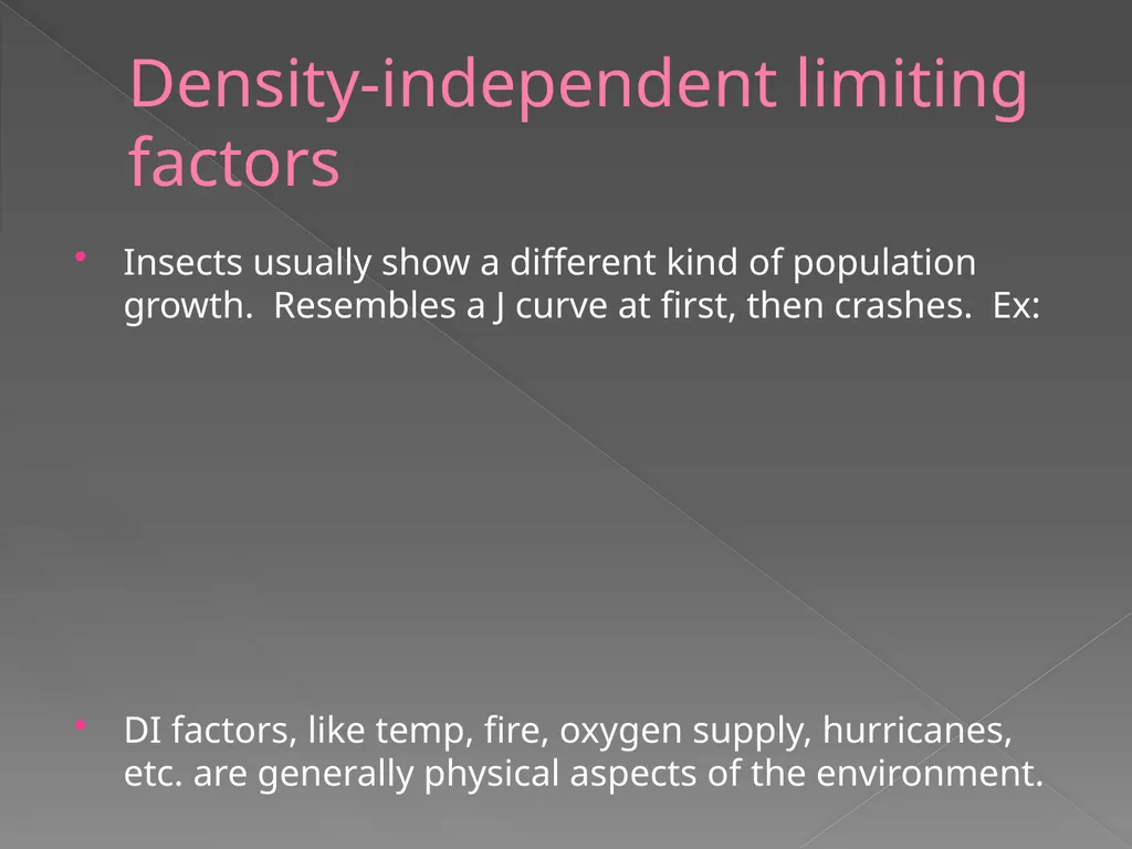 Population Biology Chapter 27 Growth of - slide 11 of 21