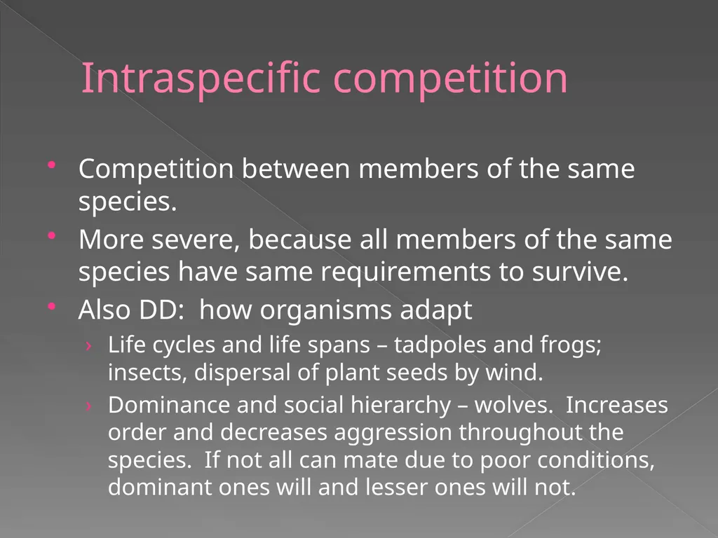 Population Biology Chapter 27 Growth of - slide 16 of 21