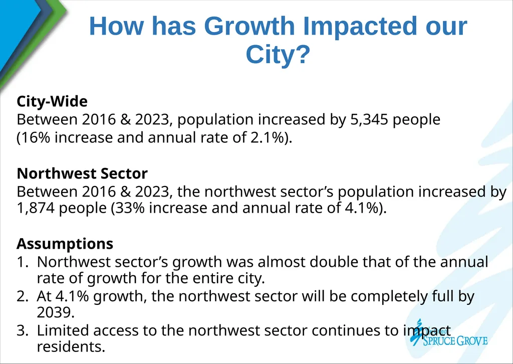 Proposed Annexation Open House Welcome to Spruce - slide 7 of 10