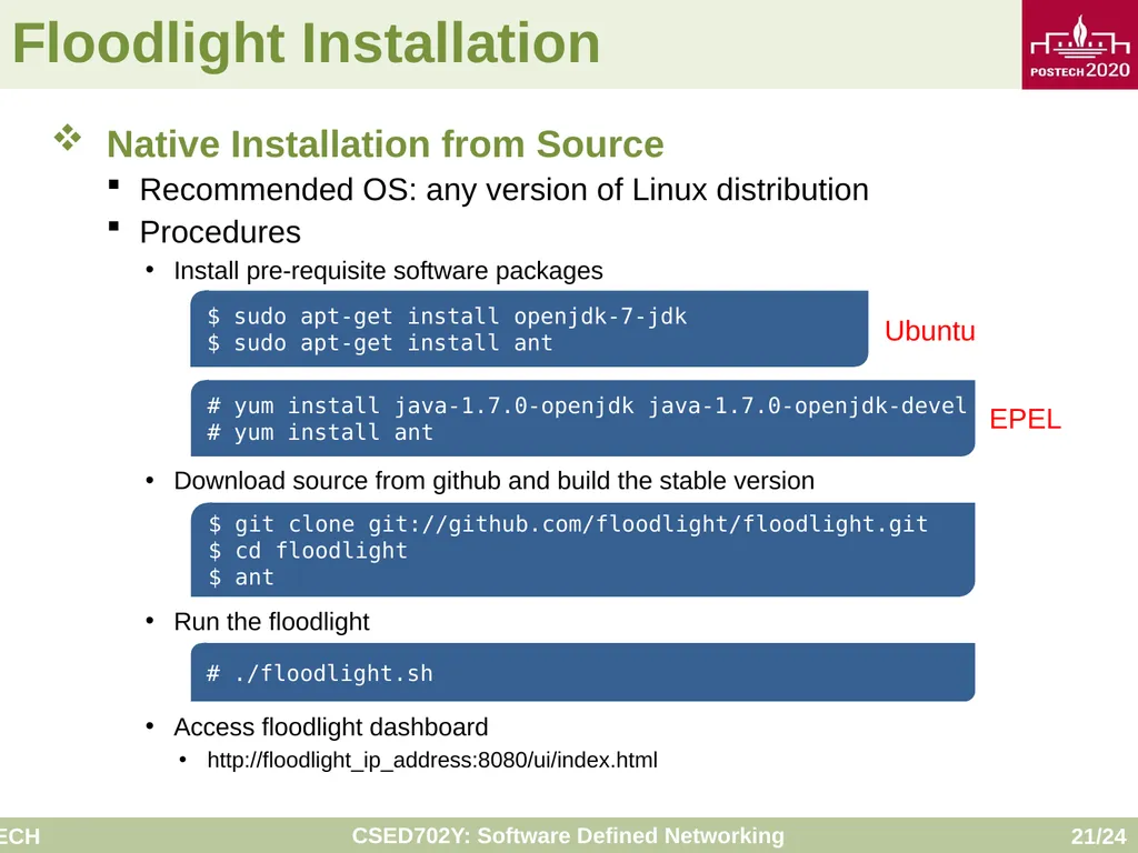 Software Defined Networking: Mininet Tutorial - slide 21 of 24