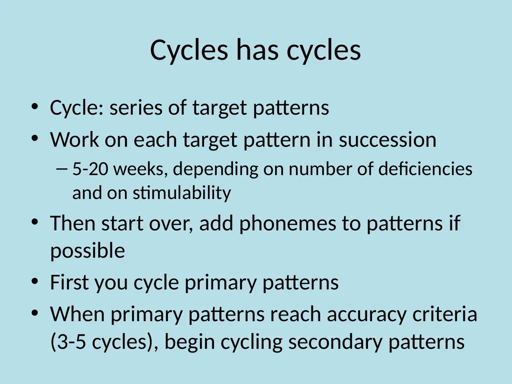 The Wonder of Cycles Created by Barbara Hodson - slide 8 of 87