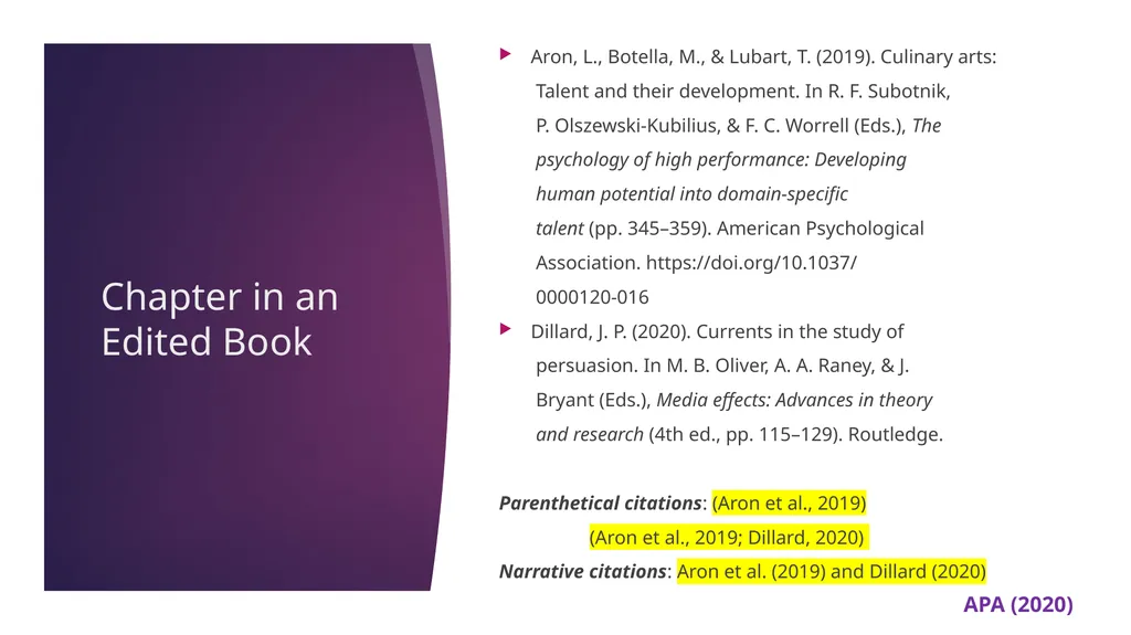 APA 7th Edition center for writing excellence - slide 37 of 142