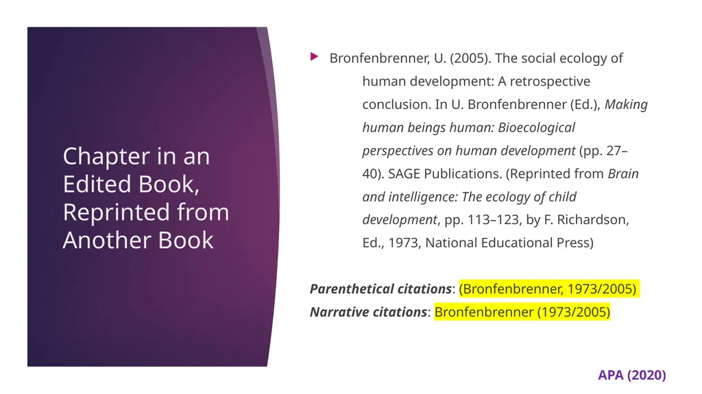 APA 7th Edition center for writing excellence - slide 38 of 142