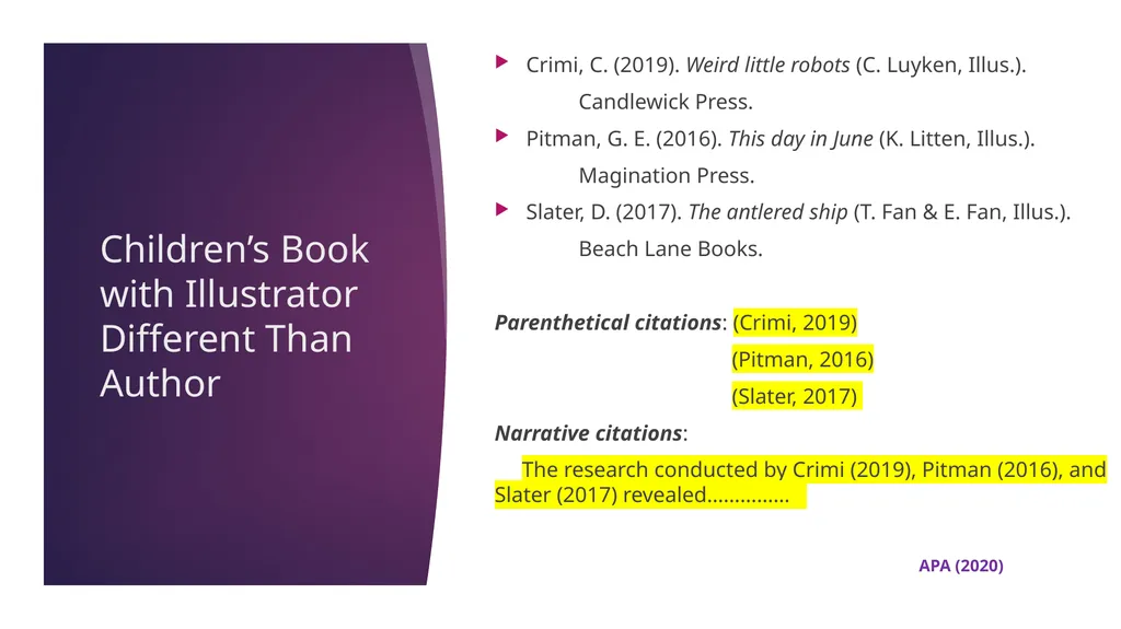 APA 7th Edition center for writing excellence - slide 31 of 142