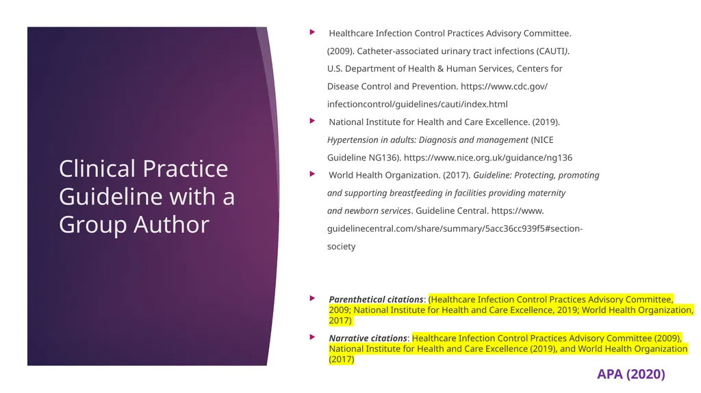 APA 7th Edition center for writing excellence - slide 80 of 142
