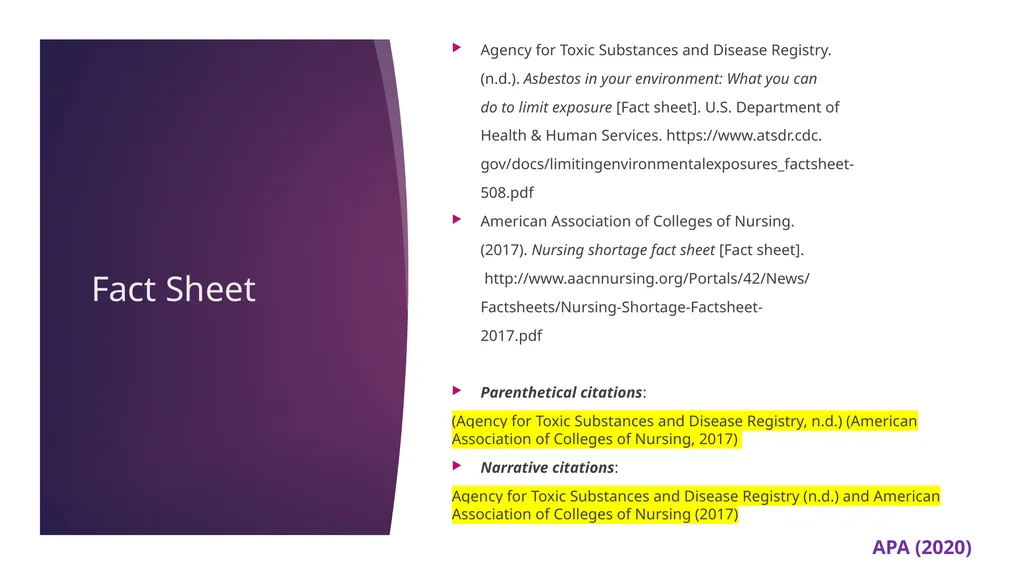 APA 7th Edition center for writing excellence - slide 107 of 142
