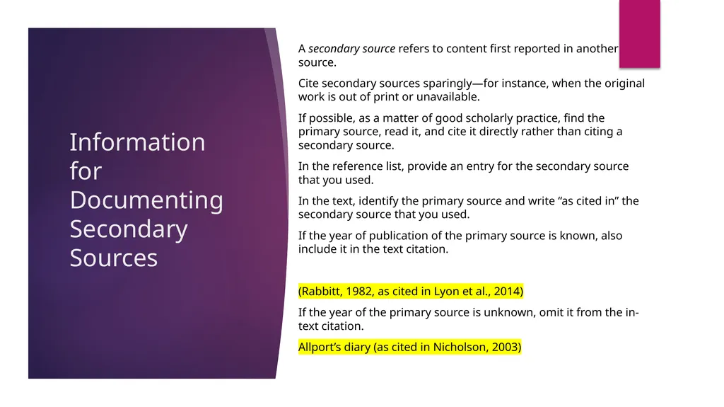 APA 7th Edition center for writing excellence - slide 52 of 142