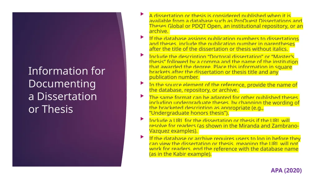 APA 7th Edition center for writing excellence - slide 113 of 142