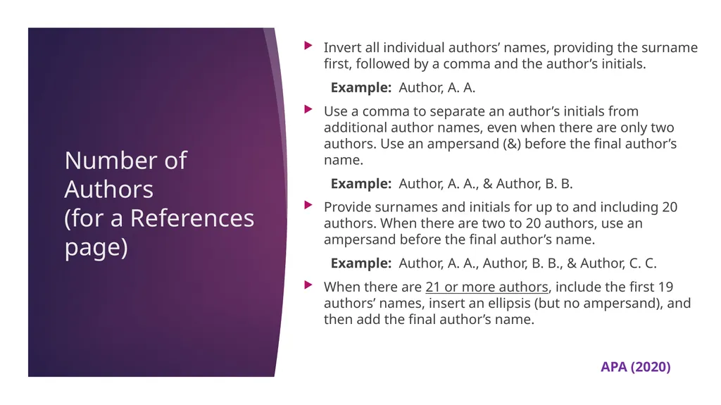 APA 7th Edition center for writing excellence - slide 21 of 142