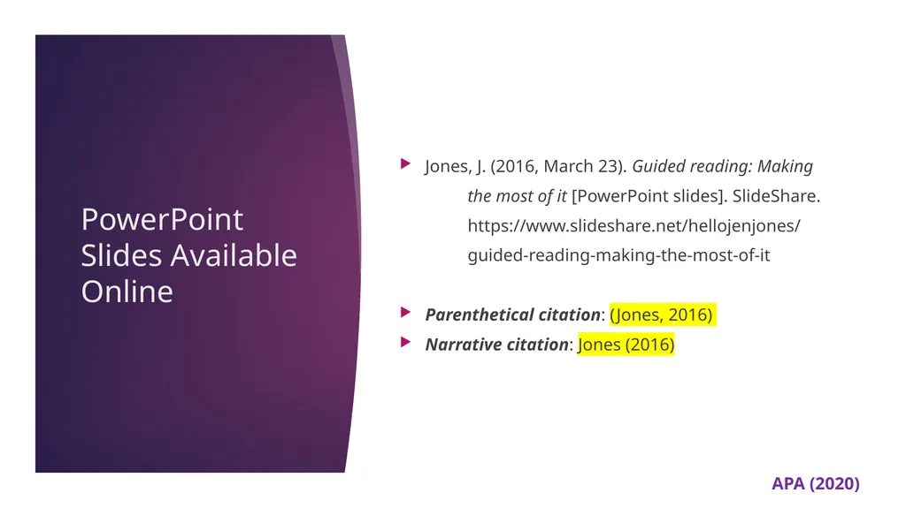 APA 7th Edition center for writing excellence - slide 121 of 142