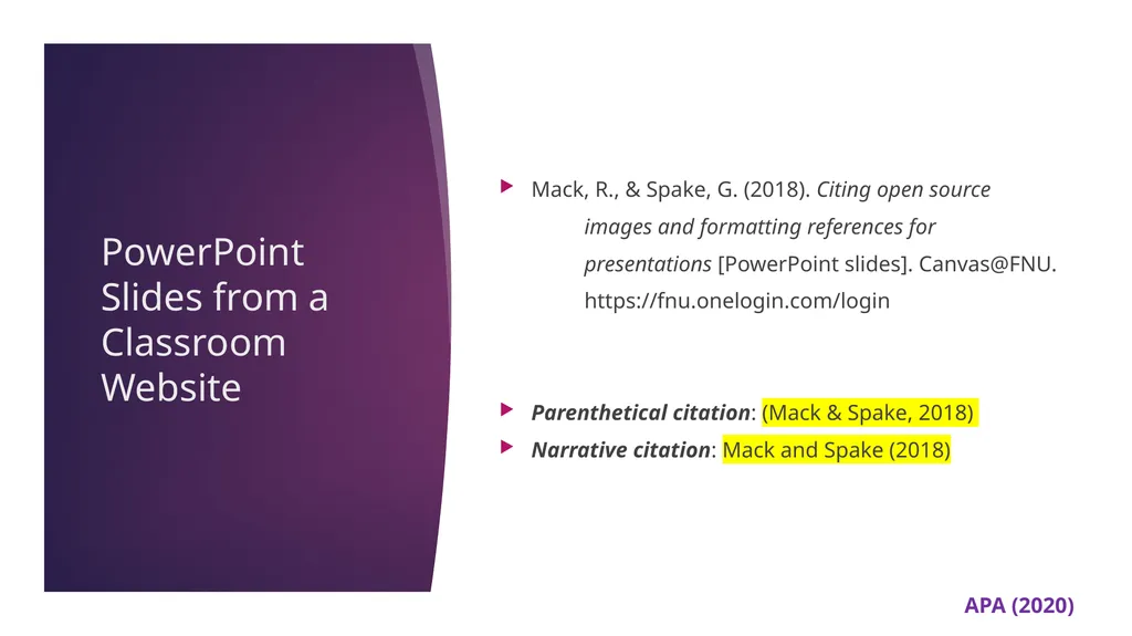 APA 7th Edition center for writing excellence - slide 122 of 142