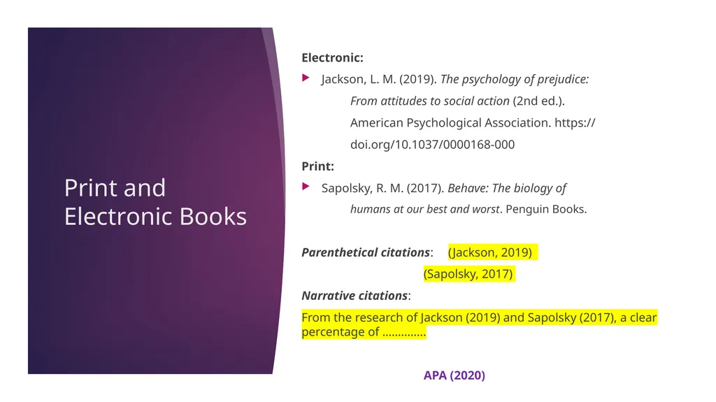 APA 7th Edition center for writing excellence - slide 30 of 142
