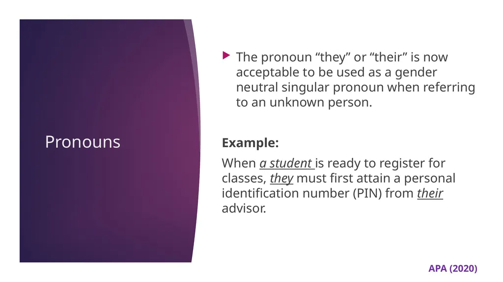 APA 7th Edition center for writing excellence - slide 126 of 142