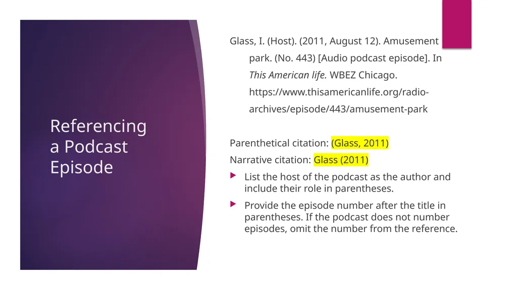 APA 7th Edition center for writing excellence - slide 77 of 142