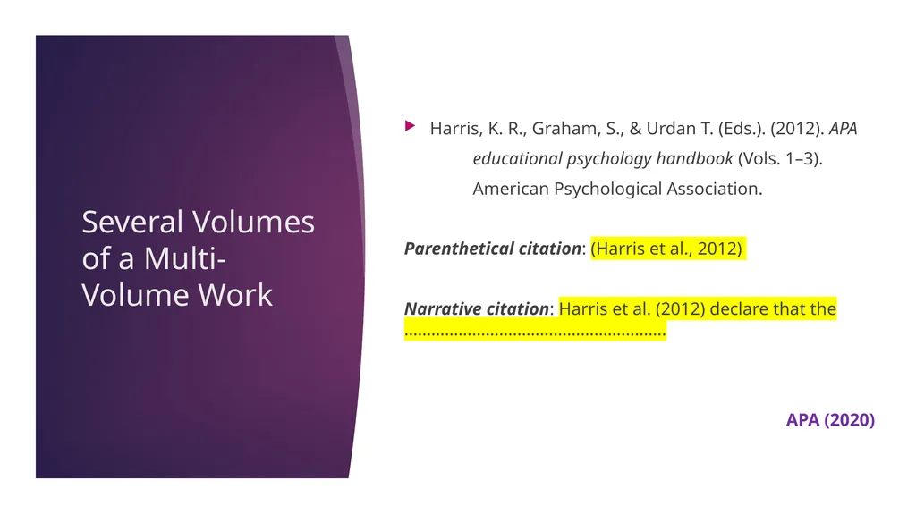 APA 7th Edition center for writing excellence - slide 36 of 142