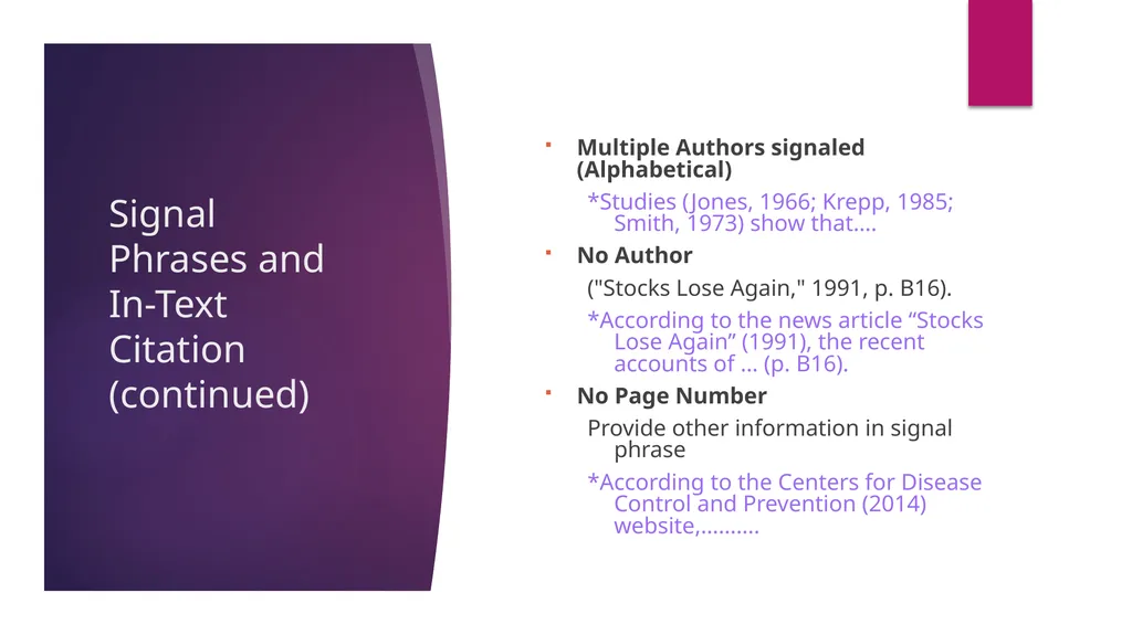 APA 7th Edition center for writing excellence - slide 19 of 142