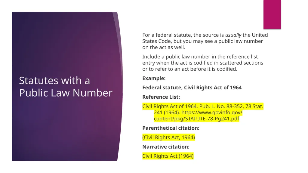 APA 7th Edition center for writing excellence - slide 93 of 142